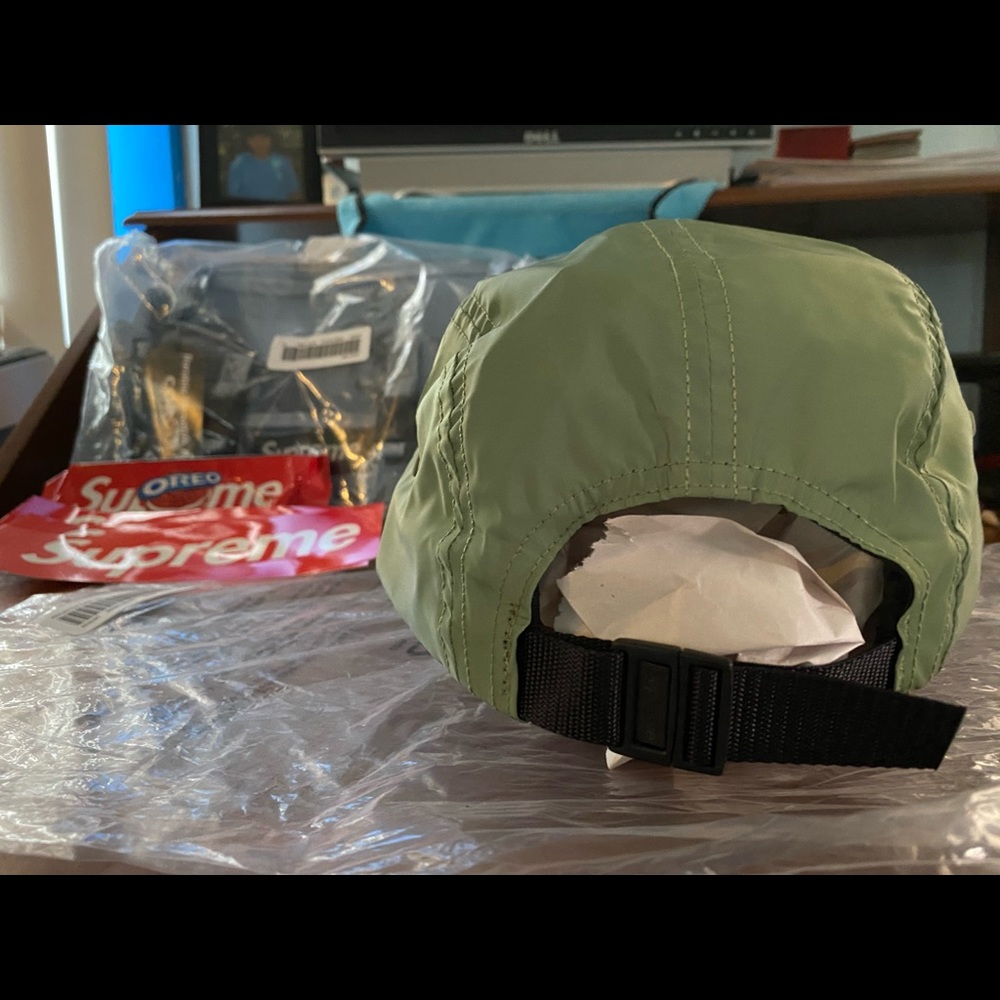 Supreme Reflective Camp Cap SS20 Green - Picture 5 of 7